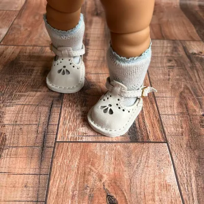 Leather Doll Shoes for Moppets Meadow Dolls, Miniature Doll Accessories — photo 5