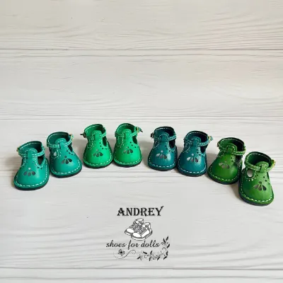 Leather Doll Shoes for Moppets Meadow Dolls, Miniature Doll Accessories — photo 6