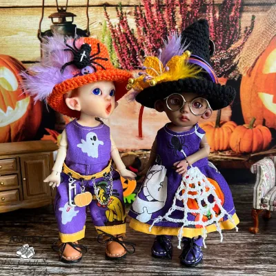 Halloween Outfits for Primrose and  for Wim Bbflockling dolls