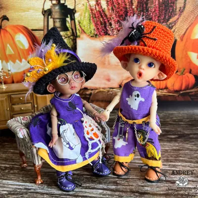 Halloween Outfits for Primrose and  for Wim Bbflockling dolls — photo 6