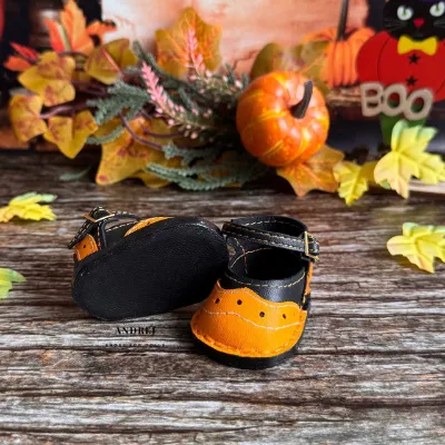 Halloween Leather Doll Shoes for Moppets Meadow Dolls, Miniature Doll Accessories — photo 4