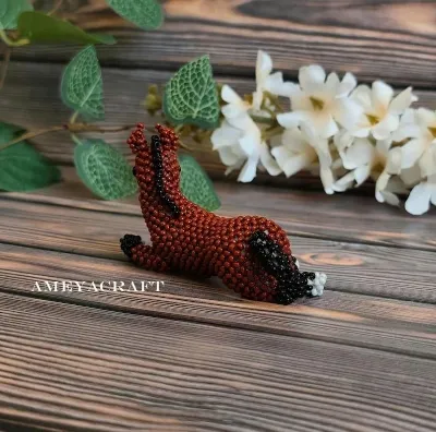Handcrafted Beaded horse Figurine — photo 4